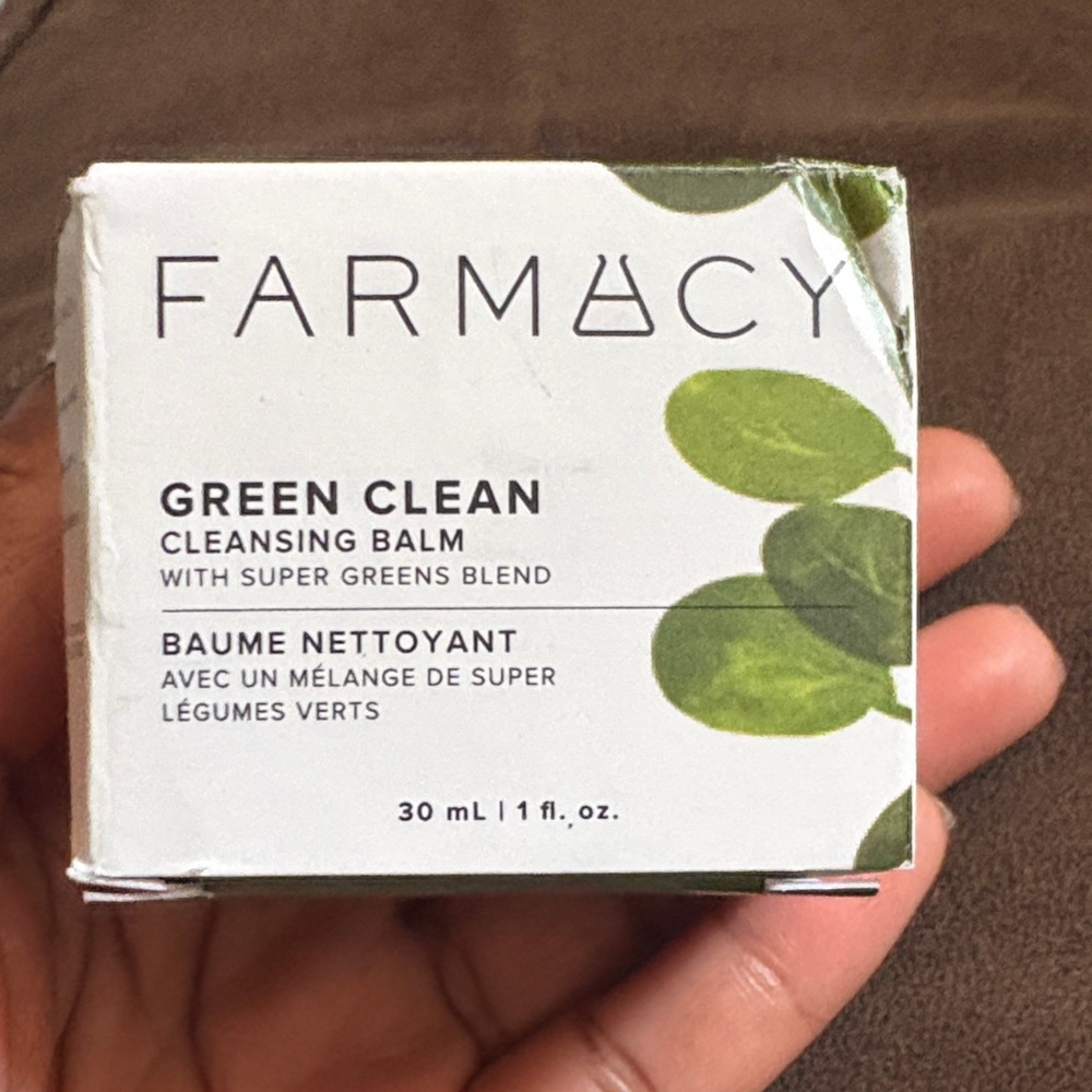 Farmacy Cleansing Balm in White and Green Packaging